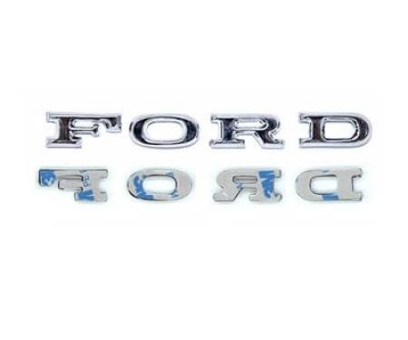 Scott Drake 1967-1968 Ford Mustang 1967 Mustang Adhesive "F-O-R-D" Hood Letters. C7AZ-16606-SK