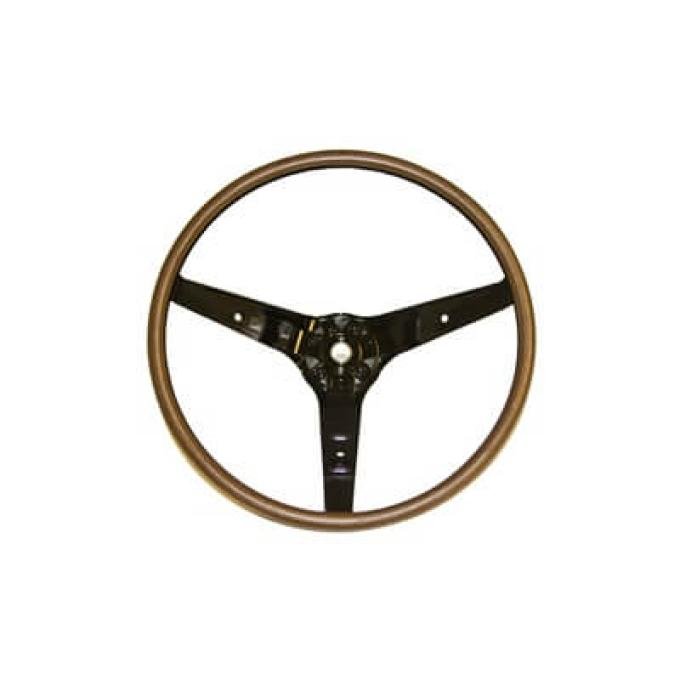 Scott Drake 1969 Ford Mustang 1969 Mustang Deluxe Rim Blow Steering Wheel C9AZ-3600-BK