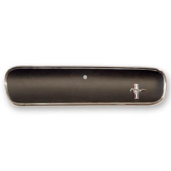 Scott Drake 1964-1965 Ford Mustang Glove Box Door Standard Black Curved C5ZZ-6506024-A