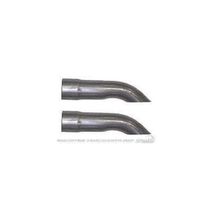 Scott Drake 1967 Ford Mustang 1967-73 Mustang Exhaust Tips (Turn Downed Tips 2.25") C8ZZ-5257-TIP