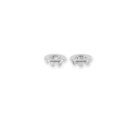 Scott Drake 1965-1968 Ford Mustang 65-68 Lock Knob Grommets (Chrome) C5DZ-6221999-C