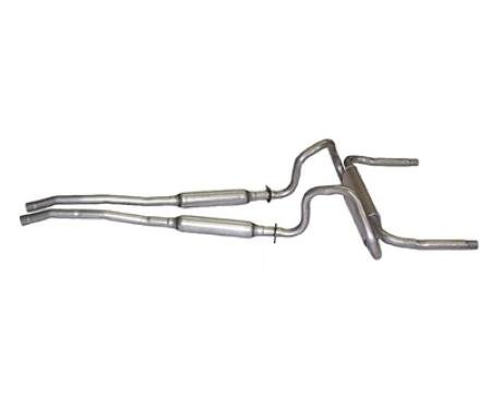 Scott Drake 1967-1969 Ford Mustang 1967-69 Mustang Exhaust, Factory Style Dual Exhaust System 2.25" C9ZZ-5257-CRE