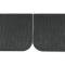 Scott Drake 1965-1966 Ford Mustang Floor Mat Set Rubber with Running Horse Logo C5ZZ-6513086-BK