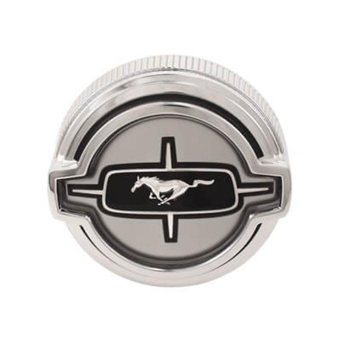 Scott Drake 1968 Ford Mustang Standard Gas Cap with Running Horse Emblem C8ZZ-9030-A