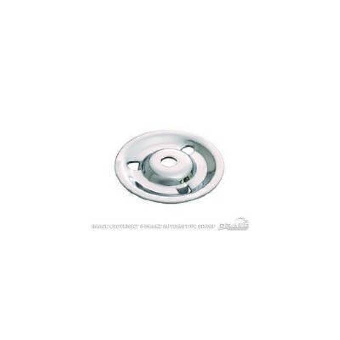 Scott Drake 1964-1967 Ford Mustang 64-67 Styled Steel Wheel Hold Down Plate, Chrome C5ZZ-1424-C