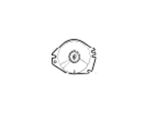 Scott Drake 1967-1968 Ford Mustang Instrument Lens (Center, with Hole) C7ZZ-10887-D