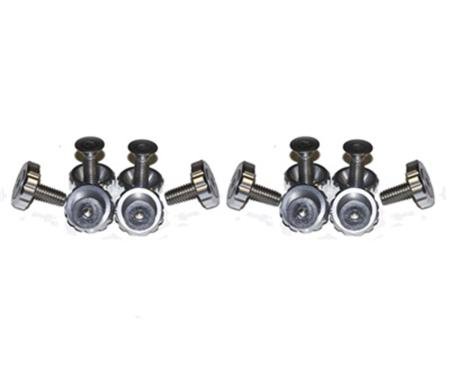 Scott Drake 1964-1973 Ford Mustang 1964-73 Mustang Billet Under Hood Hardware (24 Pieces) 378178-BL-24