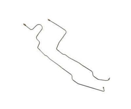 Scott Drake 1966 Ford Mustang Transmission Oil Cooler Lines (Steel, 8 Cylinder) MOL005