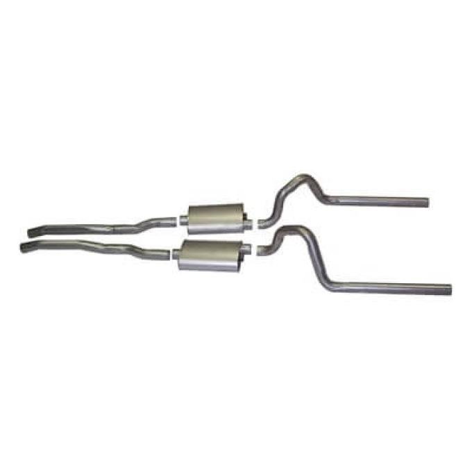 Scott Drake 1964-1969 Ford Mustang Exhaust System 2.25" No H-Pipe C5ZZ-5257-TTQ