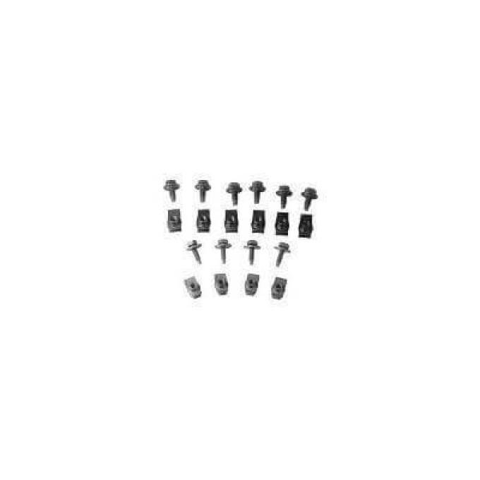 Scott Drake 1964-1968 Ford Mustang Front Valance Mounting Kit 43263-SMK
