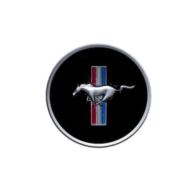 Scott Drake 1968 Ford Mustang 1968 Mustang Horn Panel Emblem with Classic Mustang Tri-Bar Logo C8ZZ-3649-AR