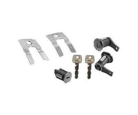 Scott Drake 1965-1966 Ford Mustang Door Lock and Ignition Cylinder Set C5DZ-6222050-B