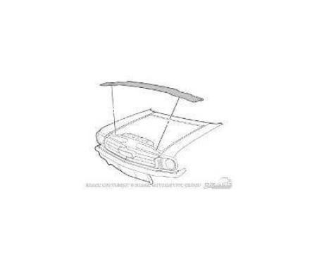 Scott Drake 1964-1970 Ford Mustang 64-70 Radiator Support to Hood Seal C4DZ-16A238-A