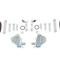 Scott Drake 1964-1966 Ford Mustang Exterior Door Handle Kit Chrome Show Quality C4DZ-6222404-5P