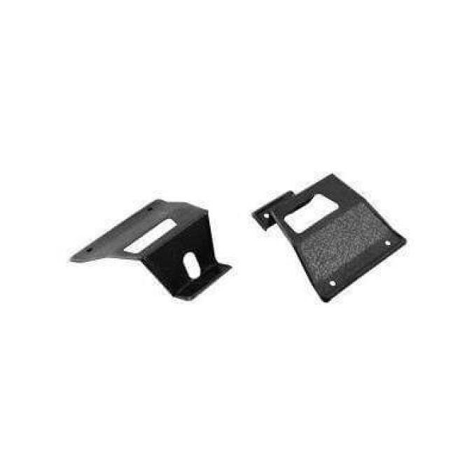 Scott Drake 1967-1968 Ford Mustang 1967-68 Mustang Fastback Rear Seat Latch Cover Plate, Right Hand C7ZZ-63613B26-A