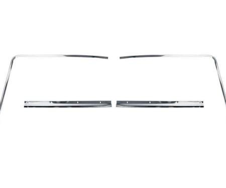 Scott Drake 1971-1973 Ford Mustang Rear Window Molding Set D1ZZ-6342404