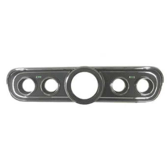 Scott Drake 1966 Ford Mustang 1966 Instrument Bezel Black C6ZZ-10838-A
