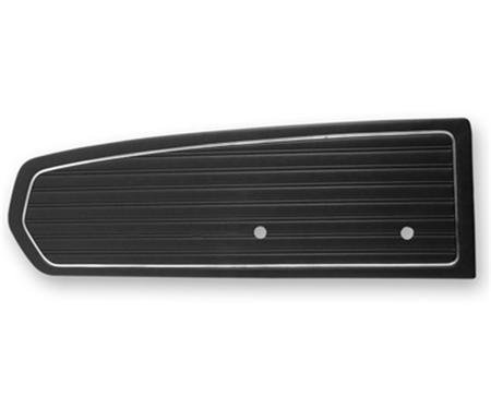 Scott Drake 1968 Ford Mustang 1968 Standard Door Panels (Black) C8ZZ-65239423BK