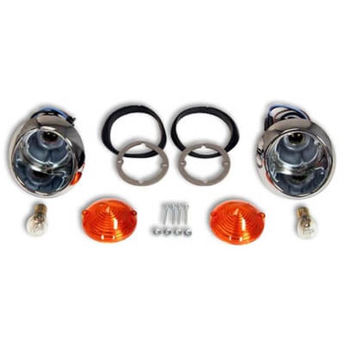Scott Drake 1964-1966 Ford Mustang Parking Light Kit Concours KIT-ELC-1
