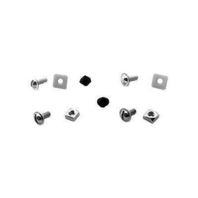 Scott Drake 1964-1973 Ford Mustang License Plate Mounting Kit 380707-SK