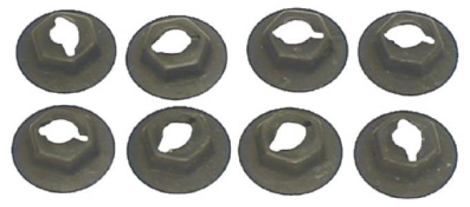 Classic Headquarters Sidemarker Lens Nut Set (8 Pcs) W-947A