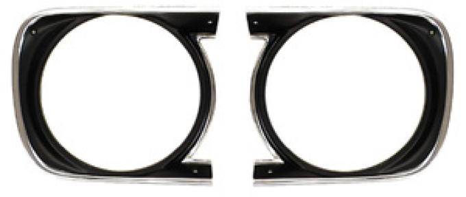 Classic Headquarters Camaro Standard Headlamp Bezels, Pair W-569