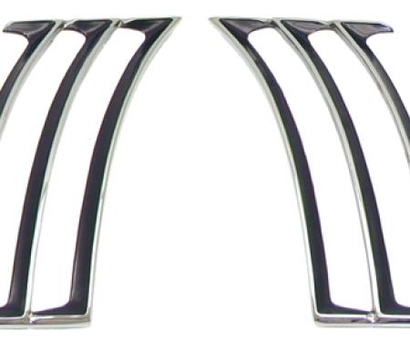 Redline Restomotive® 1969 Chevrolet Camaro with Style Trim Group or RS Quarter Panel Louver / Ornament Set
