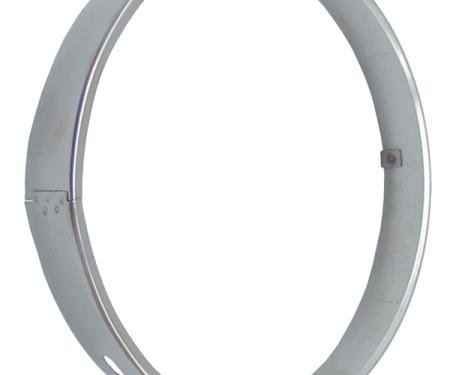 Redline Restomotive® 1941-1975 GM Car & Truck Stainless 1" Stainless Steel Headlight Retaining Ring