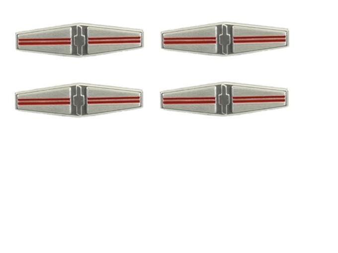 Classic Headquarters Camaro Deluxe Seat Back Emblem Set, 4 Pieces W-920E