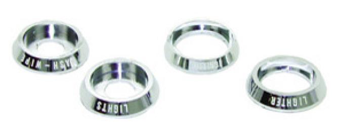 Classic Headquarters Dash Knob Bezel Set (4 Pieces) W-238