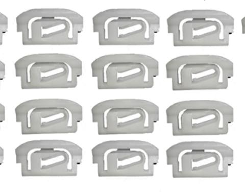 Redline Restomotive® 1975-1981 Camaro / Firebird Plastic Windshield Molding Clip Set