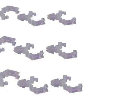 Classic Headquarters Dome Lamp Wiring Harness Clip Set, 9 Pieces W-064