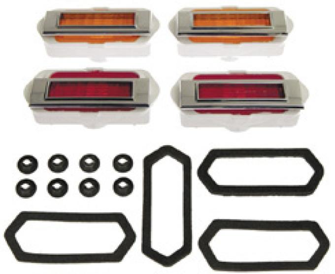 Classic Headquarters Side Marker Lamp Kit (Complete) W-768A