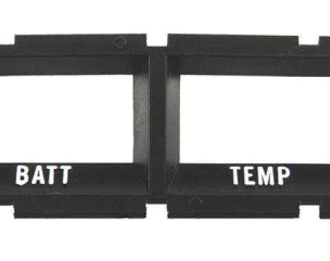 Classic Headquarters Nova (X-Body) Battery & Temp Gauge Bezel (Blue) W-663