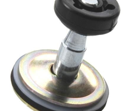 Classic Headquarters Door Glass Roller Assembly, Rear W-022