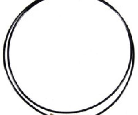 Classic Headquarters Console Gauge Oil Line Assembly, Exact W-320