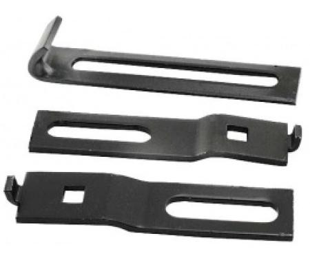 Ford Thunderbird Rear License Plate Holder Set, 3 Pieces, 1955