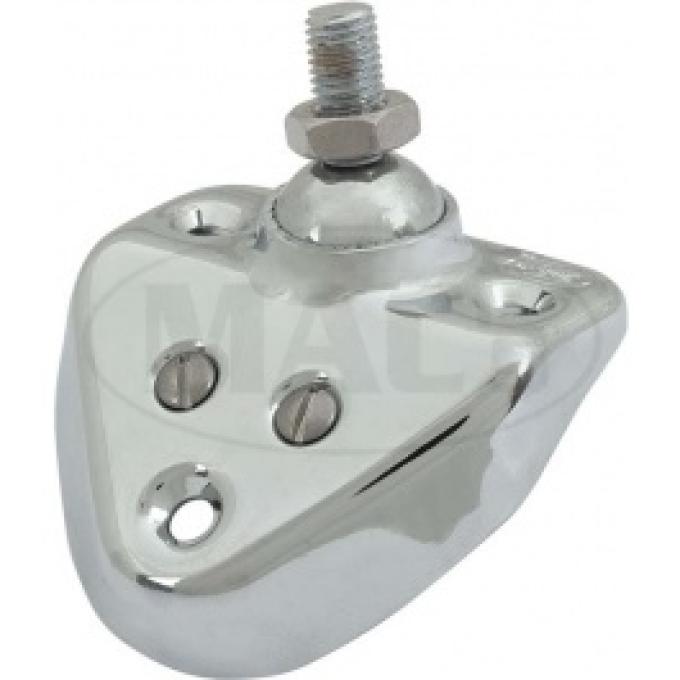 Ford Thunderbird Inside Rear View Mirror Bracket, With FoMoCo Logo, Reproduction, 1955-57