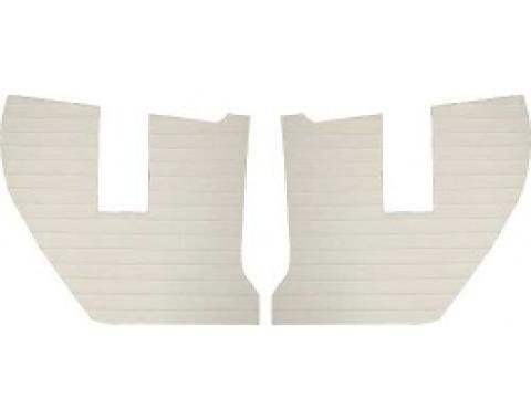 Ford Thunderbird Kick Panels, White #LB11, 1956