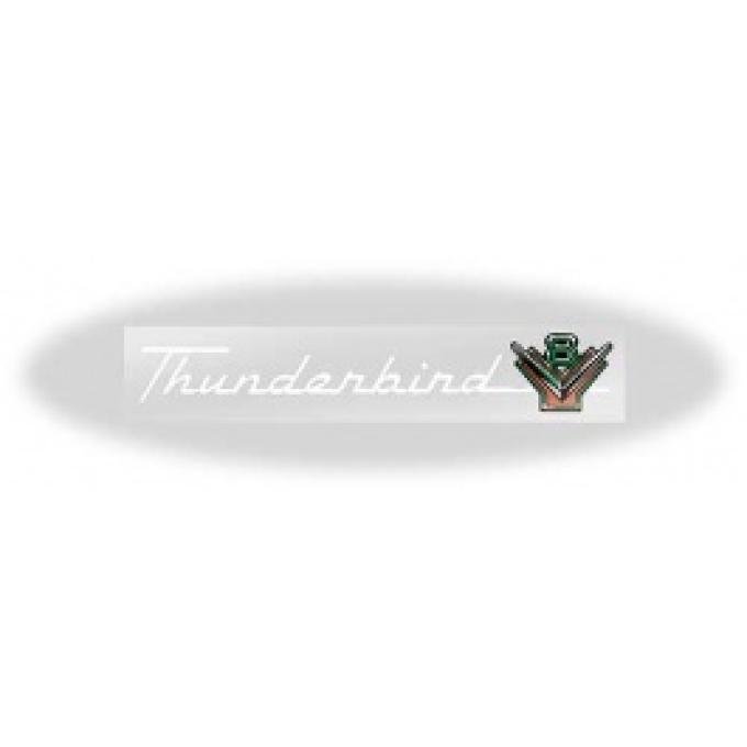 Ford Thunderbird Valve Cover Decals, 292 Thunderbird V8, 1955-57