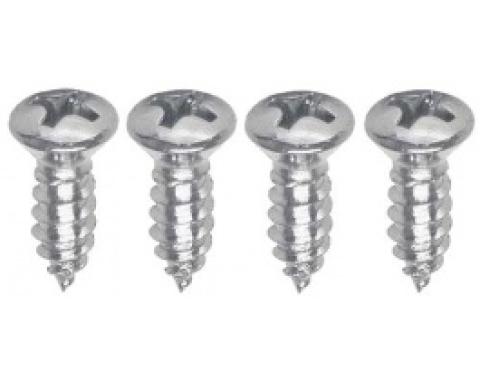 Ford Thunderbird Upper Corner Of Interior Windshield Screw Set, Coupe, 1961-63