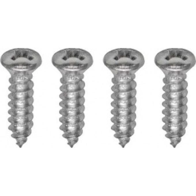 Ford Thunderbird Top Protective Moulding At Rear Of Door Screw Set, 1964-66