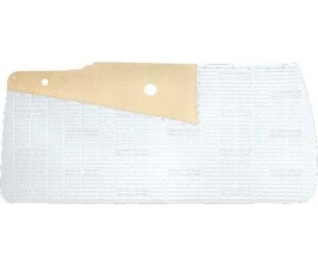 Ford Thunderbird Interior Door Trim Panels, White #LB11, 1956