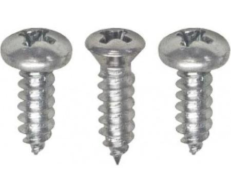 Ford Thunderbird Lower Dash Trim Screw Set, Left, 1964-66