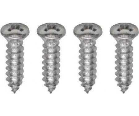 Ford Thunderbird Top Protective Moulding At Rear Of Door Screw Set, 1964-66