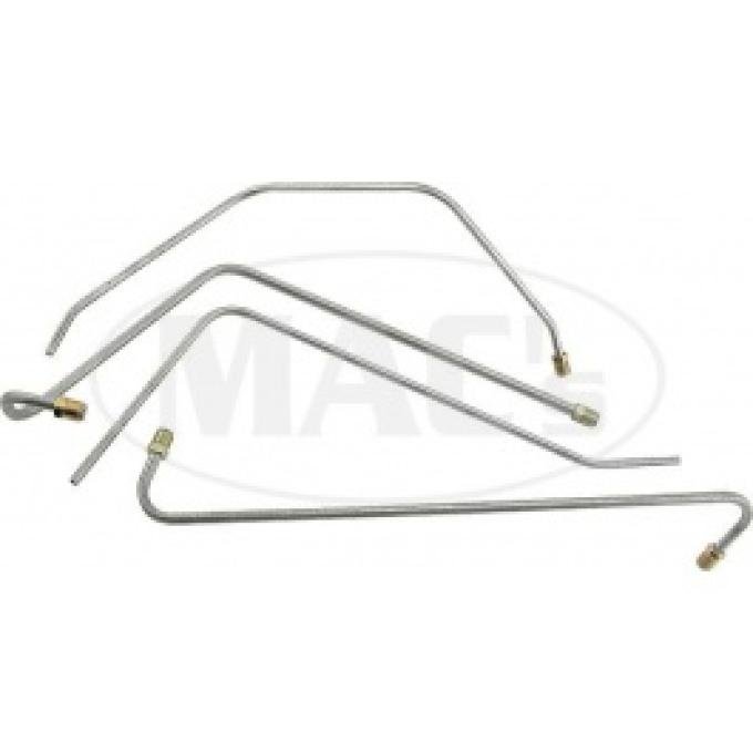 Ford Thunderbird Fuel & Vacuum Line Set, 4 Pcs, Stainless, 1955