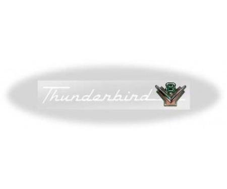 Ford Thunderbird Valve Cover Decals, 292 Thunderbird V8, 1955-57