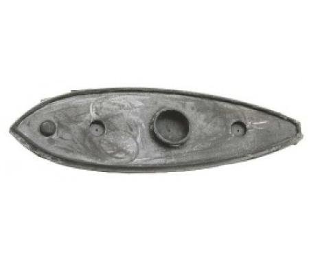 Ford Thunderbird Outside Rear View Mirror Base Gasket, Molded Rubber, Fits Right Or Left, 1964-66