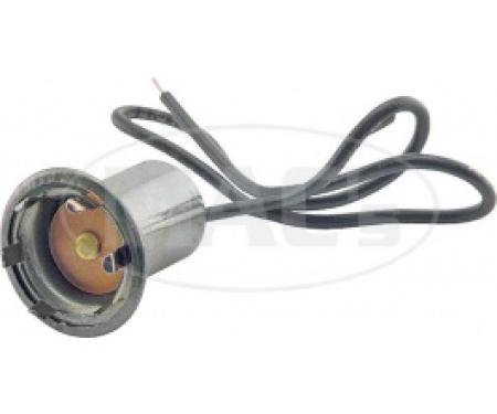 Ford Thunderbird Map Light Socket & Wire Lead, 1955-57