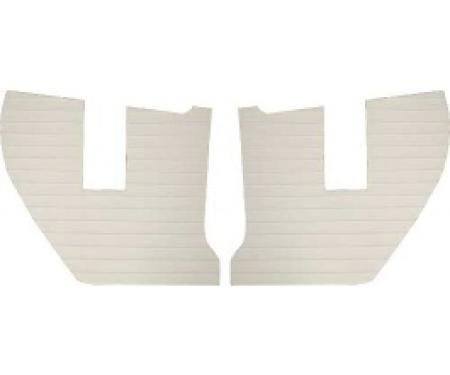 Ford Thunderbird Kick Panels, White #LB11, 1956
